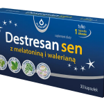 Oleofarm Destresan sen z melatoniną i walerianą, kapsułki