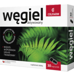Węgiel aktywny, kapsułki, 150 mg