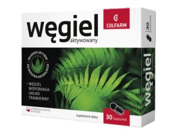 Zdjęcie produktu Węgiel aktywny, kapsułki, 150 mg