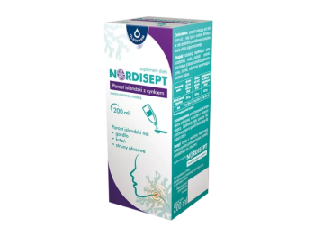 Nordisept Porost islandzki z cynkiem, syrop