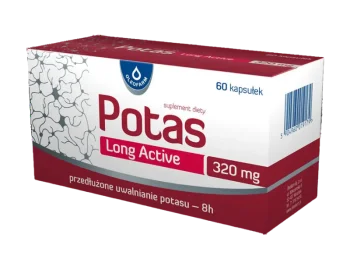 Zdjęcie produktu Potas Long Active, kapsułki, 320 mg