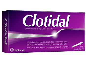 Clotidal, krem dopochwowy, 10 mg/g
