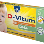 Oleofarm D Vitum D + DHA, kapsułki twist-off, 600 j.m.