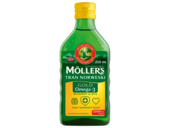 Zdjęcie produktu Moller’s Gold Tran Norweski, cytrynowy, płyn