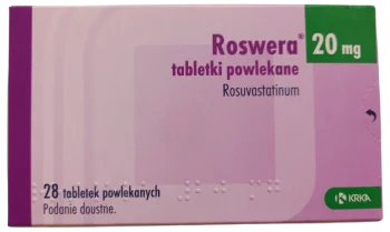 Zdjęcie produktu Roswera, tabletki powlekane, 20 mg