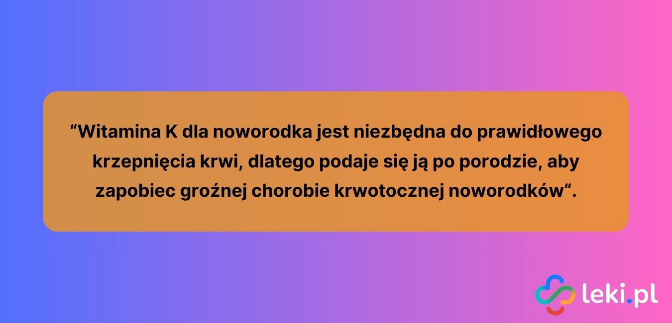 Czy podawać witaminę K noworodkom (fot. Canva)?