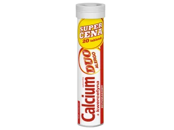 Zdjęcie produktu CALCIUM DUO ALERGO + Kwercetyna tabletki na alergię, tabletki musujące