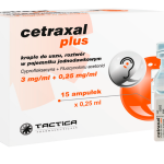 Cetraxal Plus w poj. jednodawkowym, krople do uszu, 3 mg/ml + 0,25 mg/ml