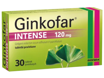 Zdjęcie produktu Ginkofar Intense, tabletki, 120 mg