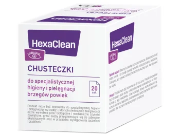 Zdjęcie produktu HexaClean do powiek, chusteczki