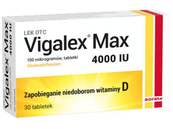 Vigalex Max, tabletki, 4000 j.m.
