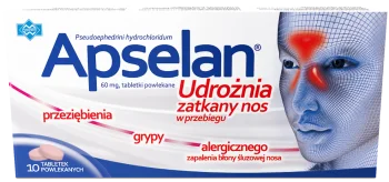 Zdjęcie produktu Apselan, tabletki, 60 mg