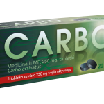 Carbo medicinalis MF, tabletki, 250 mg