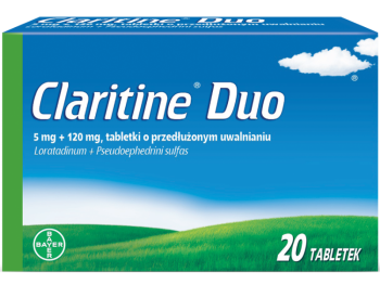 Zdjęcie przedstawia lek Claritine Duo.