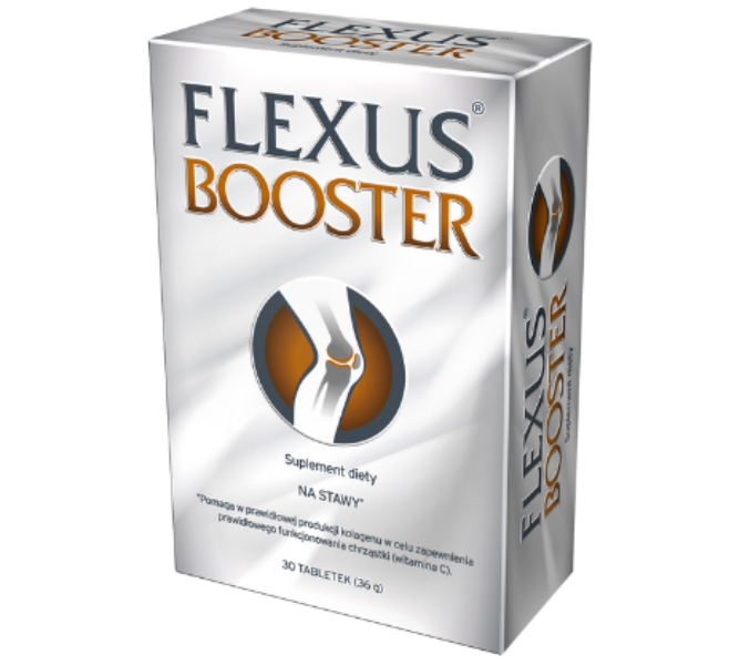 Zdjęcie przedstawia suplement diety Flexus Booster.