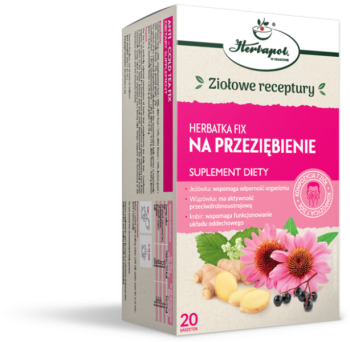 Zdjęcie przedstawia suplement diety Herbatka Fix Na Przeziębienie.