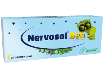 Zdjęcie przedstawia suplement diety Nervosol Sen.