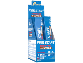 Olimp Fire Start Energy Gel + Caffeine, smak czarnej porzeczki, żel