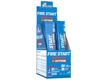 Zdjęcie produktu Olimp Fire Start Energy Gel + Caffeine, smak tropikalny, żel
