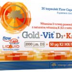 Olimp Gold-Vit D3+K2, kapsułki, 2000 j.m. + 50 µg