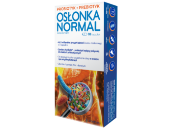 Zdjęcie przedstawia suplement diety Osłonka Normal, kapsułki.