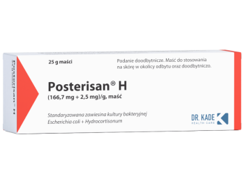 Posterisan H, maść doodbytnicza, (166,7 mg/2,5 mg)/g