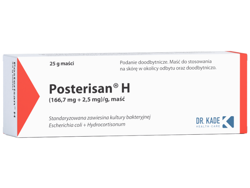 Zdjęcie przedstawia lek Posterisan H w maści.