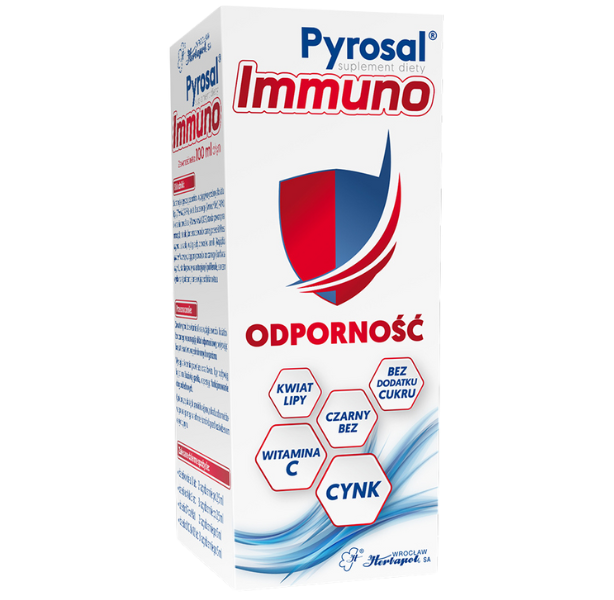 Zdjęcie przedstawia suplement diety Pyrosal Immuno.