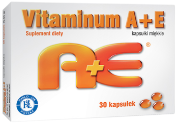 Zdjęcie przedstawia suplement diety Vitaminum A + E Hasco.