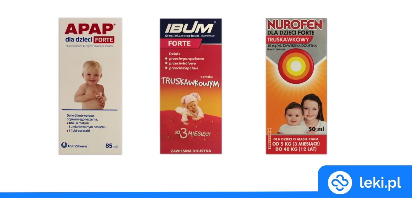 Syrop na ząbkowanie – Nurofen czy Pedicetamol? Co wybrać dla dziecka?