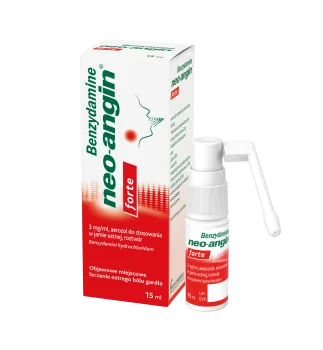 Zdjęcie produktu Benzydamine neo-angin® forte, aerozol do jamy ustnej, 3 mg/ml