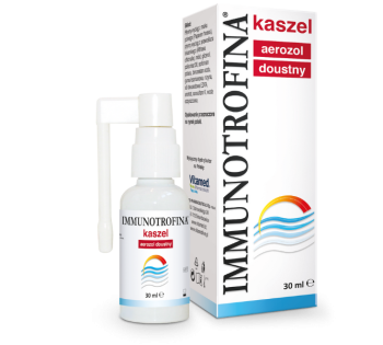 Zdjęcie przedstawia wyrób medyczny Immunotrofina Kaszel.