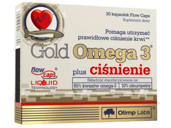 Zdjęcie produktu Olimp Gold Omega 3 Plus ciśnienie, kapsułki miękkie