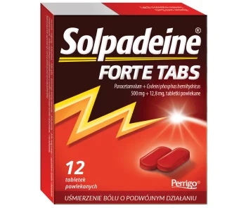 Zdjęcie produktu Solpadeine Forte Tabs, tabletki, 500 mg + 12,8 mg