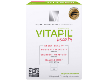 Zdjęcie przedstawia suplement diety Vitapil Beauty, kapsułki.
