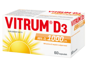 Vitrum D3, kapsułki miękkie, 1000 j.m.