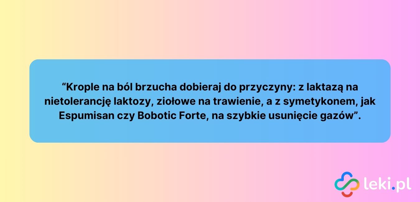 Jakie krople kupić na kłucie brzucha (fot. Canva)?