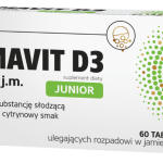 Amavit D3 Junior, tabletki ulegające rozpadowi w jamie ustnej, 1000 j.m.