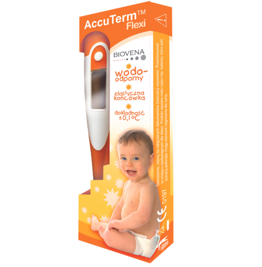 Zdjęcie przedstawia termometr AccuTerm Flexi.