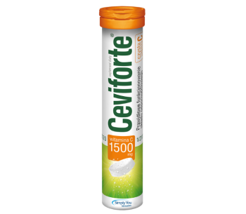 Zdjęcie przedstawia Ceviforte C 1500, tabletki musujące, 1500 mg.