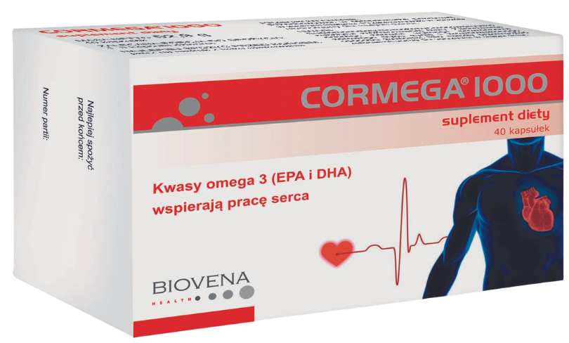 Zdjęcie przedstawia Cormega 1000, kapsułki.