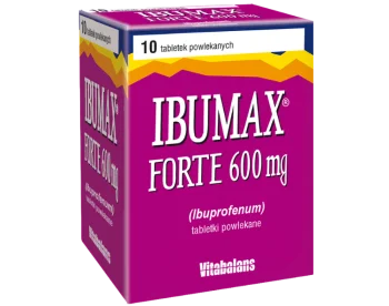 Zdjęcie produktu Ibumax Forte, tabletki powlekane, 600 mg