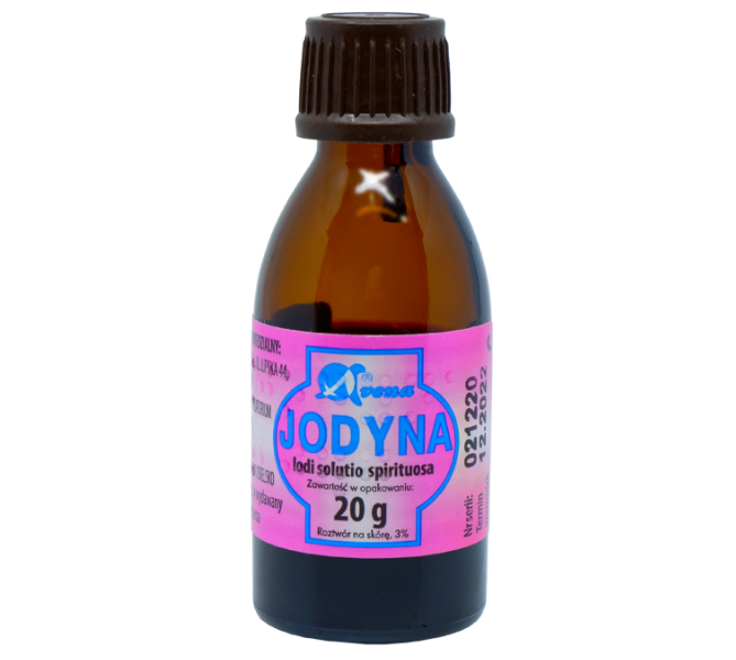 Zdjęcie przedstawia lek bez recepty Jodyna Avena.