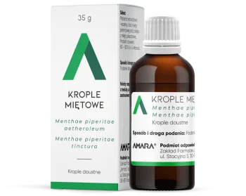 Zdjęcie produktu Amara krople miętowe, krople doustne