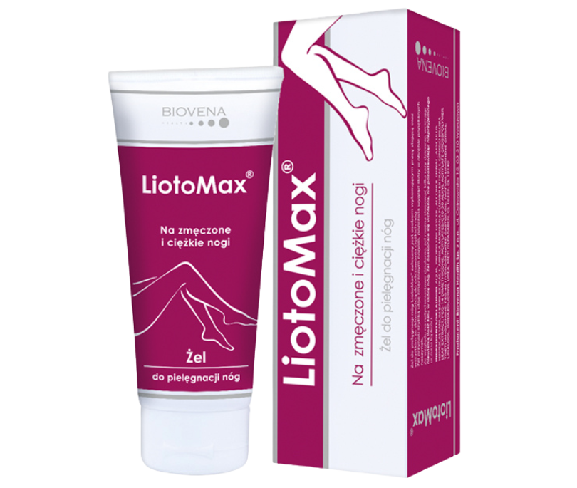 Zdjęcie przedstawia produkt Liotomax, żel.