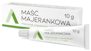 Zdjęcie przedstawia produkt Maść majerankowa Amara, maść, 100 g:100 g.