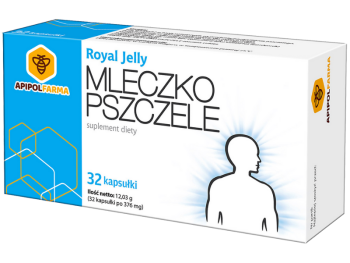 Zdjęcie przedstawia suplement diety Mleczko Pszczele Royal Jelly.