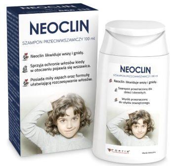 NITOCLIN szampon leczniczy + grzebień, szampon + grzebień