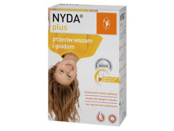 Zdjęcie przedstawia wyrób medyczny Nyda Plus, płyn.