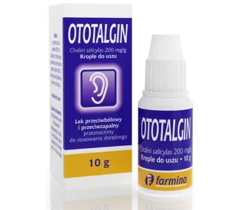 Zdjęcie produktu Ototalgin, krople do uszu, 200 mg/g